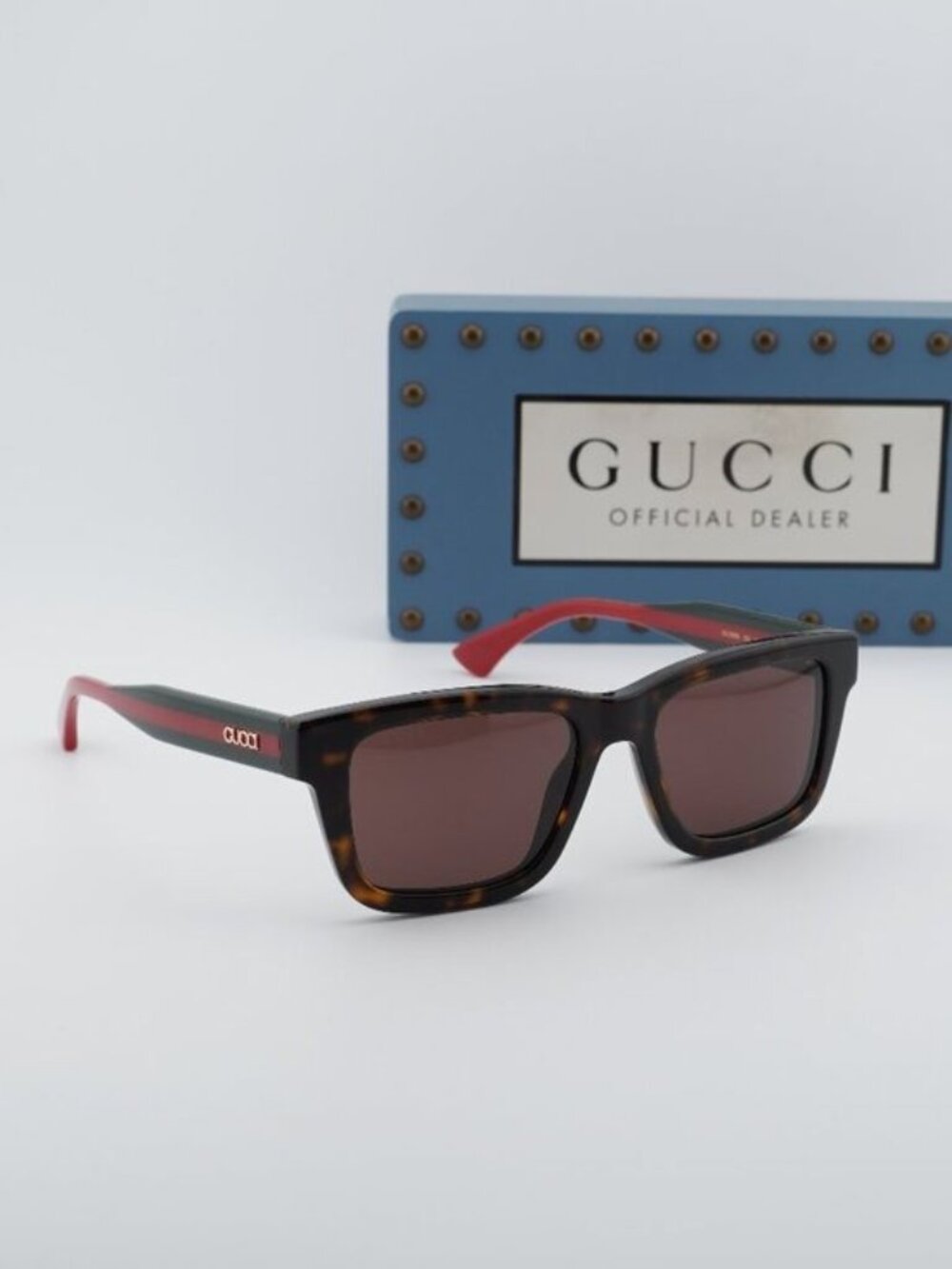 Gucci GG1869S 002 Square Sunglasses - Havana / Brown
